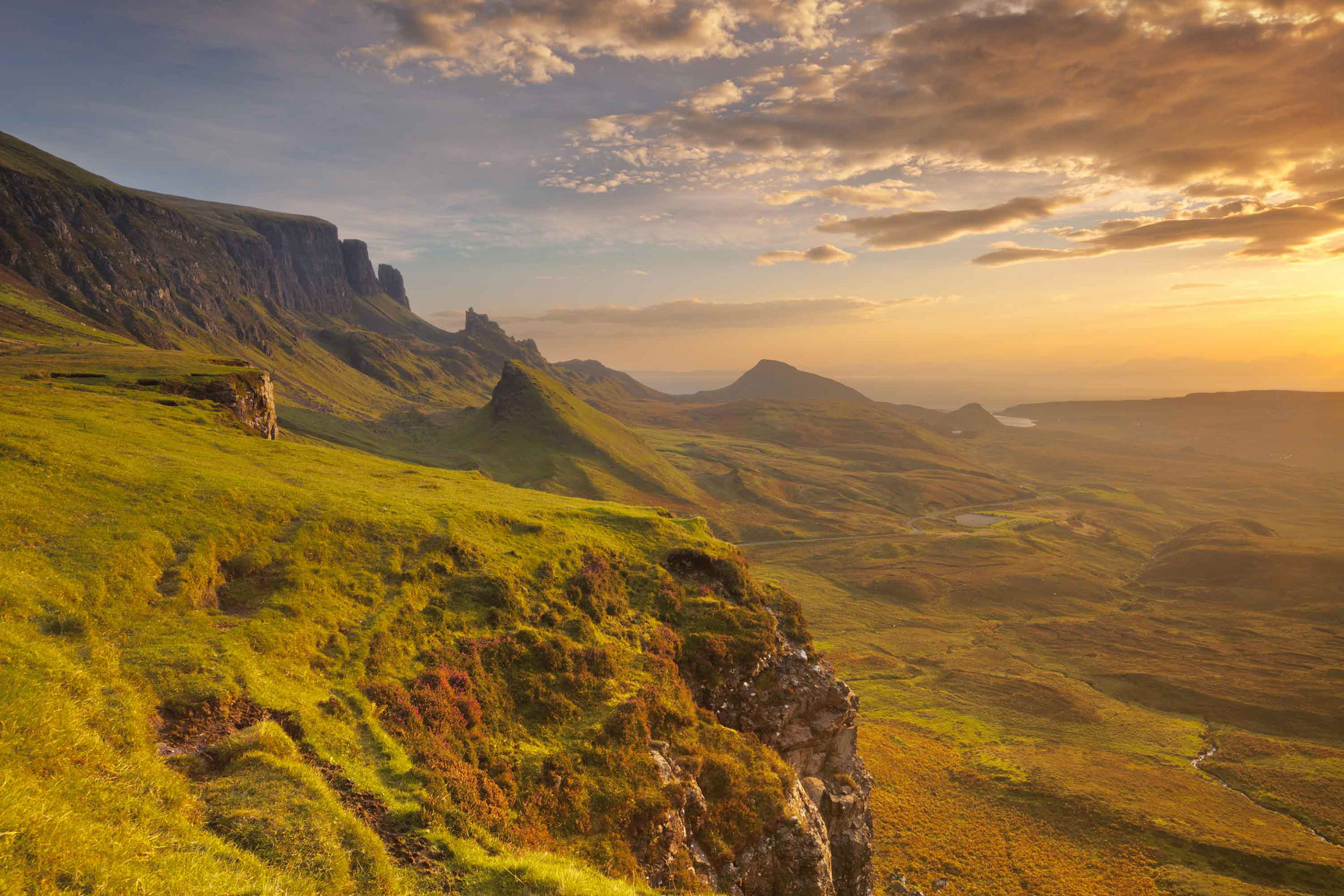 The Quiraing on the Isle of Skye offering stunning views of Staffin in Scotland